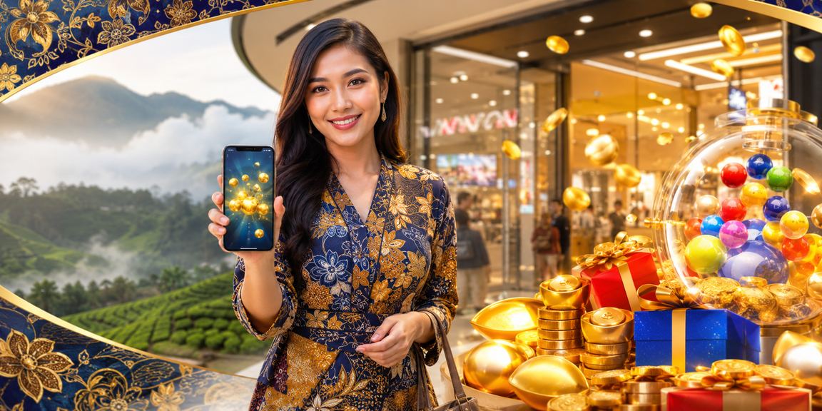 Motif batik Malaysia menghiasi antara muka loteri dalam talian dengan sentuhan budaya tempatan yang unik