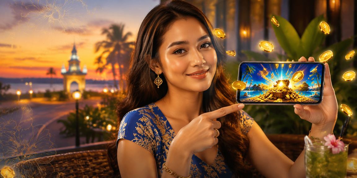 Antara muka platform sp3k pada skrin telefon pintar dengan paparan permainan yang jelas dan responsif